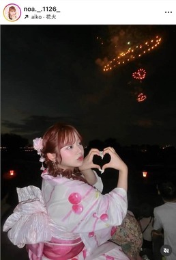 希空さんのインスタグラム（＠noa._.1126_）より