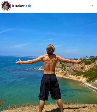武尊さんのインスタグラム（＠k1takeru）より