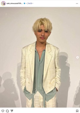 篠塚大輝さんのインスタグラム（＠taiki_shinozuka0709.official）より