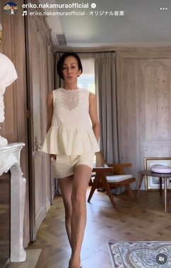 中村江里子さんのインスタグラム（＠eriko.nakamuraofficial）より
