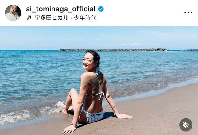 冨永愛さんのインスタグラム（＠ai_tominaga_official）より
