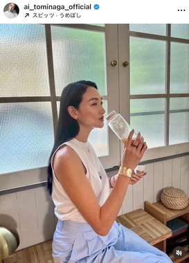 冨永愛さんのインスタグラム（＠ai_tominaga_official）より