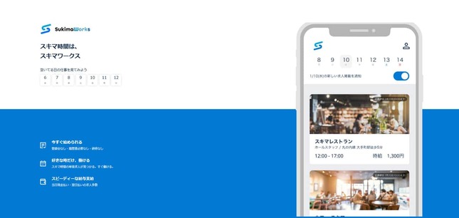 スキマワークスサイトより
