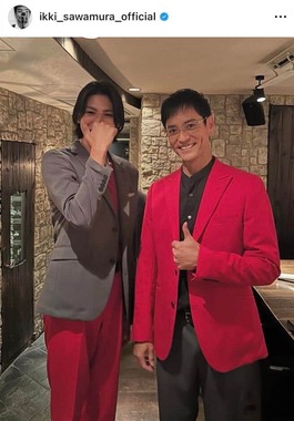沢村一樹さんのインスタグラム（＠ikki_sawamura_official）より