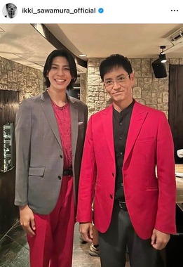 沢村一樹さんのインスタグラム（＠ikki_sawamura_official）より