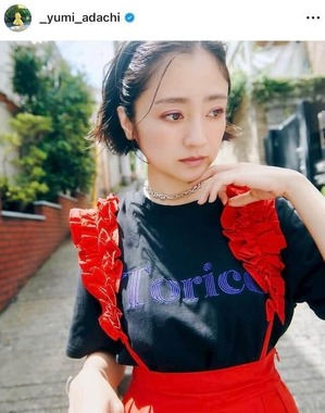 安達祐実さんのインスタグラム（＠_yumi_adachi）より