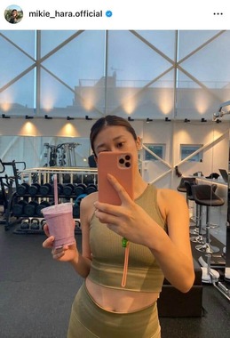 原幹恵さんのインスタグラム（＠mikie_hara.official）より