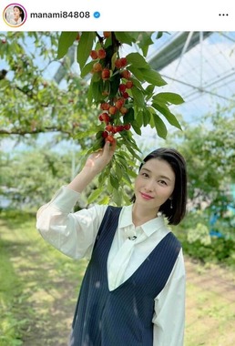 橋本マナミさんのインスタグラム（＠manami84808）より