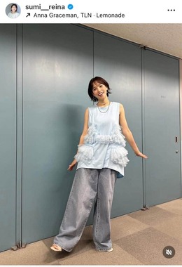 鷲見玲奈さんのインスタグラム（＠sumi__reina）より