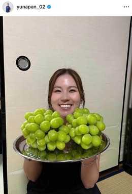 西村優菜選手のインスタグラム（＠yunapan_02）より