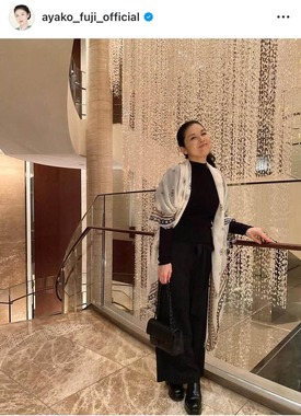 藤あや子さんのインスタグラム（＠ayako_fuji_official）より