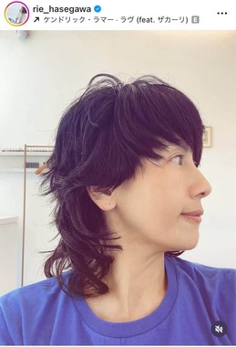 長谷川理恵さんのインスタグラム（＠rie_hasegawa）より
