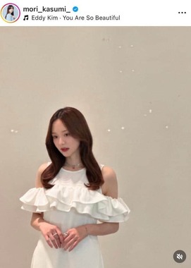 森香澄さんのインスタグラム（＠mori_kasumi_）より