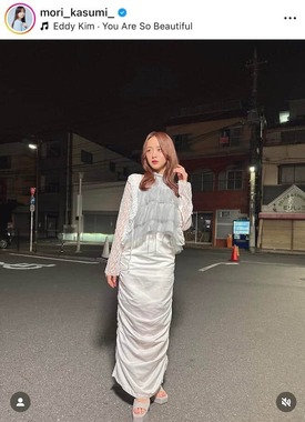 森香澄さんのインスタグラム（＠mori_kasumi_）より