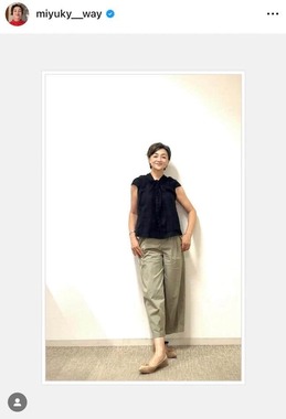 香坂みゆきさんのインスタグラム（＠miyuky__way）より