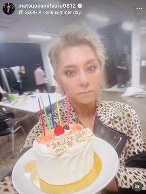 松岡充さんのインスタグラム（＠matsuokamitsuru0812）より