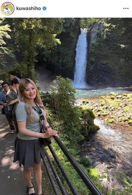 桑木志帆選手のインスタグラム（＠kuwashiho）より