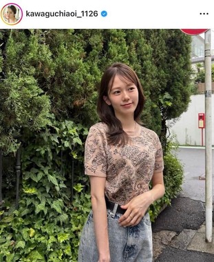 川口葵さんのインスタグラム（＠kawaguchiaoi_1126）より