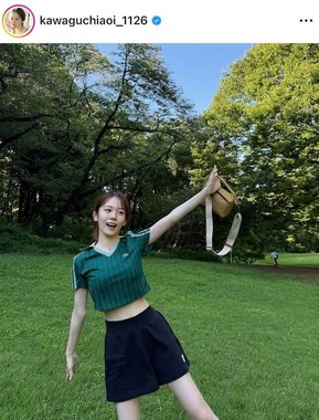 川口葵さんのインスタグラム（＠kawaguchiaoi_1126）より
