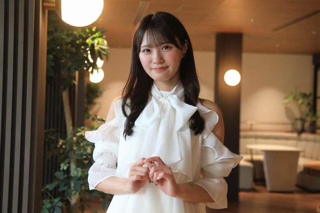 初の写真集「可愛いと言って欲しい」（KADOKAWA）を発売したSKE48の中野愛理さん
