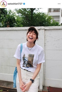 佐藤栞里さんのインスタグラム（＠satoshiori727）より