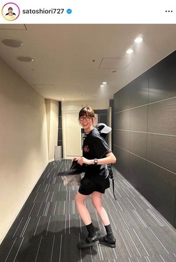 佐藤栞里さんのインスタグラム（＠satoshiori727）より