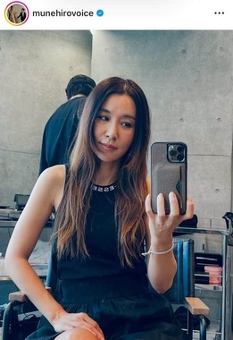 鈴木紗理奈さんのインスタグラム（＠munehirovoice）より