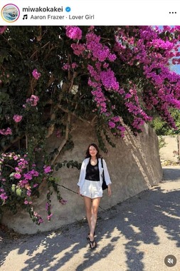 筧美和子さんのインスタグラム（＠miwakokakei）より