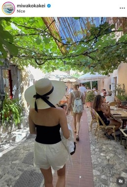 筧美和子さんのインスタグラム（＠miwakokakei）より