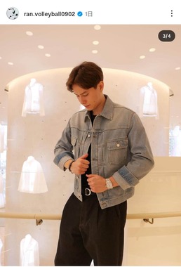 高橋藍選手のインスタグラム（＠ran.volleyball0902）より