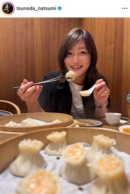 角田夏実選手のインスタグラム（＠tsunoda_natsumi）より