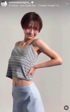 渡邊渚さんのインスタグラム（＠watanabenagisa_）より