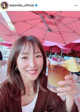 かとうれいこさんのインスタグラム（＠katoreiko_official）より