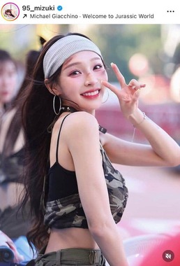 リン・シャンさんのインスタグラム（＠95_mizuki）より