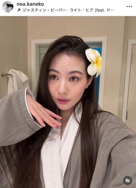 金子のあさんのインスタグラム（＠noa.kaneko）より