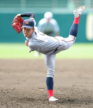 京都国際高の西村投手（写真：スポーツ報知/アフロ）