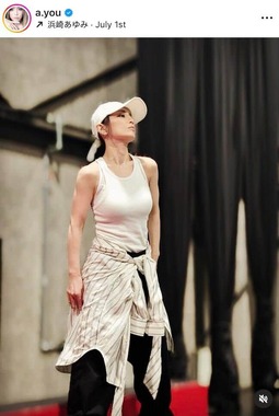 浜崎あゆみさんのインスタグラム（＠a.you）より