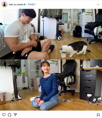 青木マッチョさんのインスタグラム（＠aoki_no_macho）より