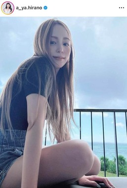 平野綾さんのインスタグラム（＠a_ya.hirano）より