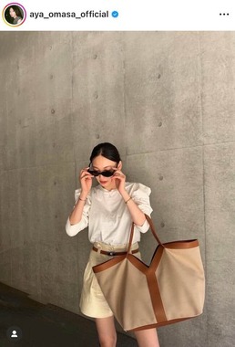 大政絢さんのインスタグラム（＠aya_omasa_official）より