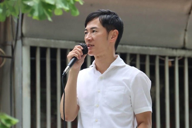 石丸伸二氏（2025年7月14日撮影）