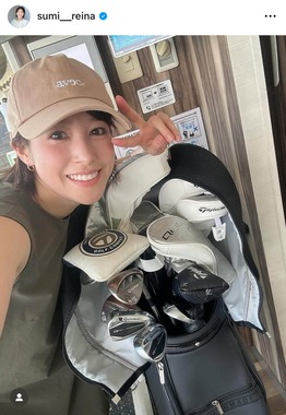 鷲見玲奈さんのインスタグラム（＠sumi_reina）より