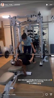 希空さんのインスタグラム（＠noa._.1126_）より