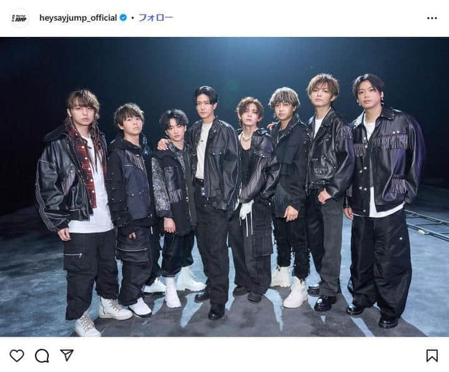 Hey! Say! JUMP公式インスタグラム（＠heysayjump_official）より