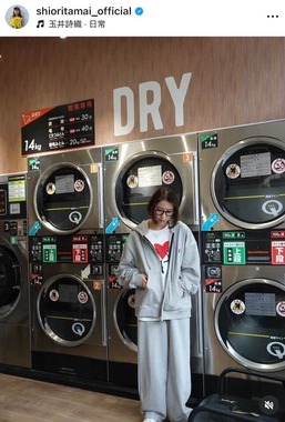 玉井詩織さんのインスタグラム（＠shioritamai_official）より