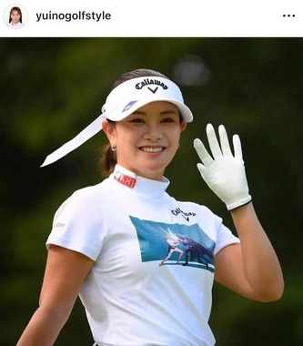 河本結さんのインスタグラム（＠yuinogolfstyle）より