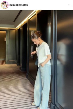 明松美玖さんのインスタグラム（＠mikuakematsu）より