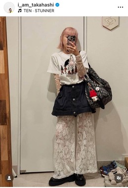 高橋愛さんのインスタグラム（＠i_am_takahashi）より