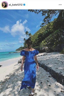 加藤あいさんのインスタグラム（＠ai_kato1212）より