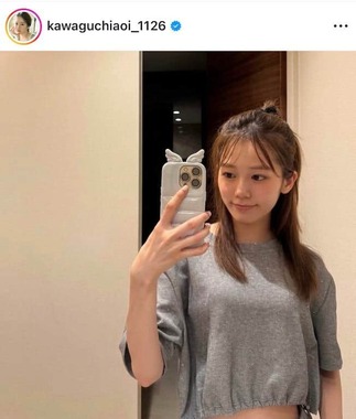 川口葵さんのインスタグラム（＠kawaguchiaoi_1126）より